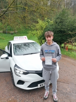 Many congratulations to a very happy Raff Alexander of Dolberrow on excellent drive and well deserved 1st time pass at Weston Super Mare on 11th April 2024.