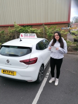 Many congratulations to a very happy Tash Weeks of Clevedon on an excellent drive and well deserved 1st time pass at Weston Super Mare on 17th April 2024.